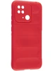 Силиконовый чехол Huandun case для Xiaomi Redmi 10C красный