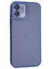 Силиконовый чехол Shine для IPhone 12 синий