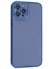 Силиконовый чехол Shine для iPhone 12 Pro синий