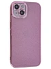 Силиконовый чехол Shine для iPhone 13 розовый