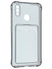 Силиконовый чехол Card Case для Vivo Y95/Y93/Y91 прозрачный черный