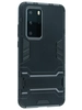 Пластиковый чехол Stand case для Huawei P40 Pro черный с подставкой
