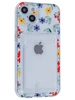 Силиконовый чехол Cardhold для iPhone 13 цветочки