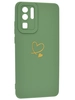 Силиконовый чехол Picture для Huawei P30 Pro Сердце зеленый