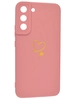 Силиконовый чехол Picture для Samsung Galaxy S22 Plus 5G Сердце розовый
