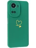 Силиконовый чехол Picture для Huawei Nova 10 SE Сердце зеленый