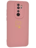 Силиконовый чехол Picture для Xiaomi Redmi Note 8 Pro Сердце розовый