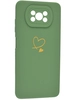 Силиконовый чехол Picture для Xiaomi Poco X3 (Pro) Сердце зеленый