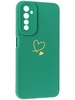 Силиконовый чехол Picture для Realme 6 Pro Сердце зеленый