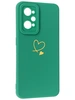 Силиконовый чехол Picture для Realme GT Neo 2 Сердце зеленый