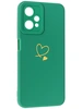 Силиконовый чехол Picture для Realme 9 Pro / Realme 9 5G Сердце зеленый