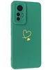 Силиконовый чехол Picture для Xiaomi 12 Lite Сердце зеленый