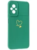 Силиконовый чехол Picture для Xiaomi Poco M5 Сердце зеленый
