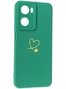 Силиконовый чехол Picture для Oppo A57s Сердце зеленый