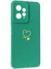 Силиконовый чехол Picture для Xiaomi Redmi Note 12 4G Сердце зеленый