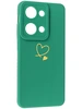 Силиконовый чехол Picture для OnePlus Nord 3 / Ace 2V Сердце зеленый