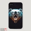 Чехол Медведь на iPhone 4/4S