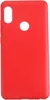 Чехол для смартфона Xiaomi Redmi Note 5 силиконовый (матовый) красный, BoraSCO