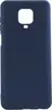 Чехол-накладка для Xiaomi Redmi Note 9S/9 Pro синий, Microfiber Case, Borasco