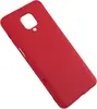 Чехол-накладка для Xiaomi Redmi Note 9S/9 Pro красный, Microfiber Case, Borasco