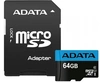 Карта памяти Adata Premier microSDXC 64Gb Class 10 UHS-I U1 (85/25MB/s) + ADP