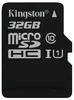 Карта памяти Kingston microSDHC 32GB Class10 UHS-I 45MB/s без адаптера (SDC10G2/32GBSP)