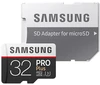 Карта памяти Samsung Pro Plus microSDHC 32Gb Class10 UHS-I U3 (90/100Mb) + ADP