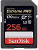 Карта памяти Sandisk Extreme Pro SDXC 256GB Class 10 V30 UHS-I (U3) 170MB/s
