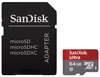 Карта памяти SanDisk Ultra microSDXC 64GB Class 10 UHS-I (100MB/s) с адаптером