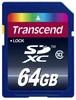 Карта памяти Transcend SDXC Premium 200X Class 10 (25/10MB/s) 64GB