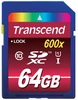 Карта памяти Transcend SDXC Ultimate 600X Class 10 UHS-I U1 (80/40MB/s) 64GB