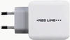 СЗУ адаптер 3 USB (модель Y3)  3.1A Fast Charge белый, Redline