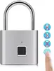Умный замок Xiaomi Noc Loc Smart Fingerprint Padlock работающий по отпечатку пальца, серебряный