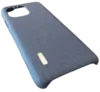 Чехол-накладка для Xiaomi Mi11 голубой Cloth Pattern Vegan Leather Case (Denim Blue) BHR4983GL, Xiaomi