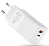 СЗУ адаптер Xiaomi GUOKE 65W Fast Charger with GaN Technology USB, Type-C (PD 3.0, QC 4+, QC 3.0, SCP, FCP, AFC, PE), белый