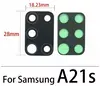 Стекло камеры для Samsung A217F (A21s) Черный