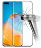 Защитное стекло "Матовое" для iPhone 13 Pro Max/14 Plus Черный (Закалённое, полное покрытие)