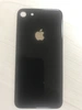 Задняя крышка для iPhone 8 Черный (стекло, широкий вырез под камеру, логотип)