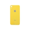Задняя крышка для iPhone Xr Желтый (стекло, широкий вырез под камеру, логотип)