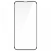 Защитное стекло "Премиум" для iPhone 12 mini Черный (Закалённое+, полное покрытие)