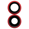 Стекло камеры для iPhone 12/12 mini (комплект 2 шт.) Красное