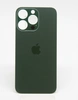 Задняя крышка для iPhone 13 Pro Зеленый (стекло, широкий вырез под камеру, логотип)