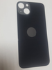 Задняя крышка для iPhone 13 Черный (стекло, широкий вырез под камеру, логотип)