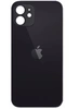 Задняя крышка iPhone 12 mini Черная (стеклянная)