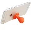 Подставка для смартфона и планшетов на присоске, оранжевая