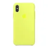 Чехол для iPhone XR, G-Net Silicon Case, лимонный