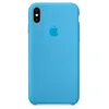 Чехол для iPhone XR, G-Net Silicon Case, голубой