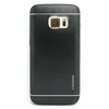 Противоударный чехол для Samsung Galaxy S6 Edge, Motomo Metal Protective Case, черный