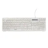 Клавиатура Gembird KB-8352U, USB, доп, клавиша backspace, 105 клавиш, белая