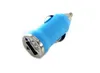 Универсальное автомобильное зарядное устройство USB Slim (Голубой)